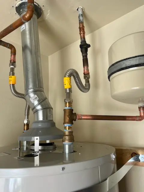 Water heater installation and plumbing repair in Tranquility